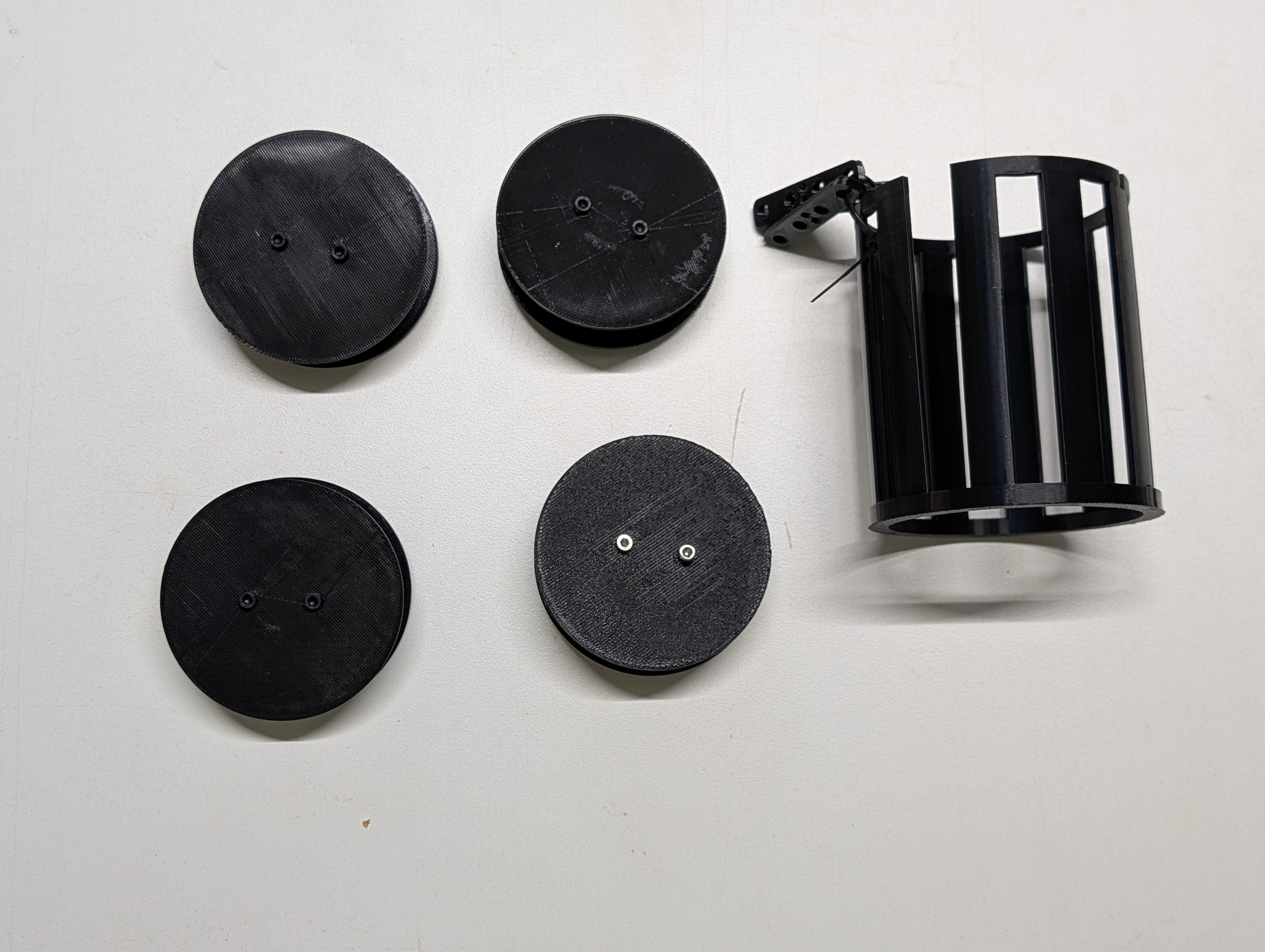 Four Radial Winders with Storage Cage